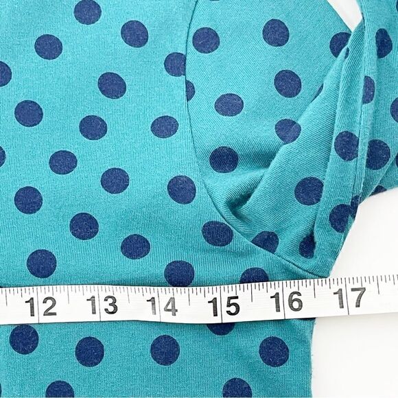 Boden Althea Drake Dotty Spot 3/4 sleeve jersey blouse - US size 4 - Picture 6 of 7